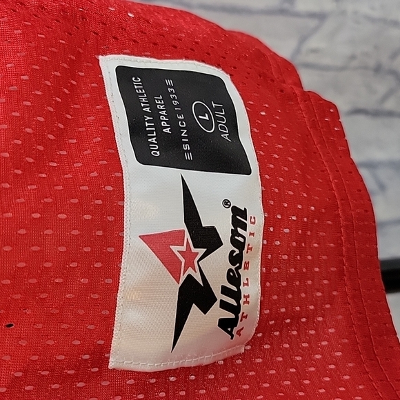 ALLESON‎ ATHLETIC ATLANTA HAWKS Reversible Jersey Numbers 12,13 Large - Picture 5 of 6